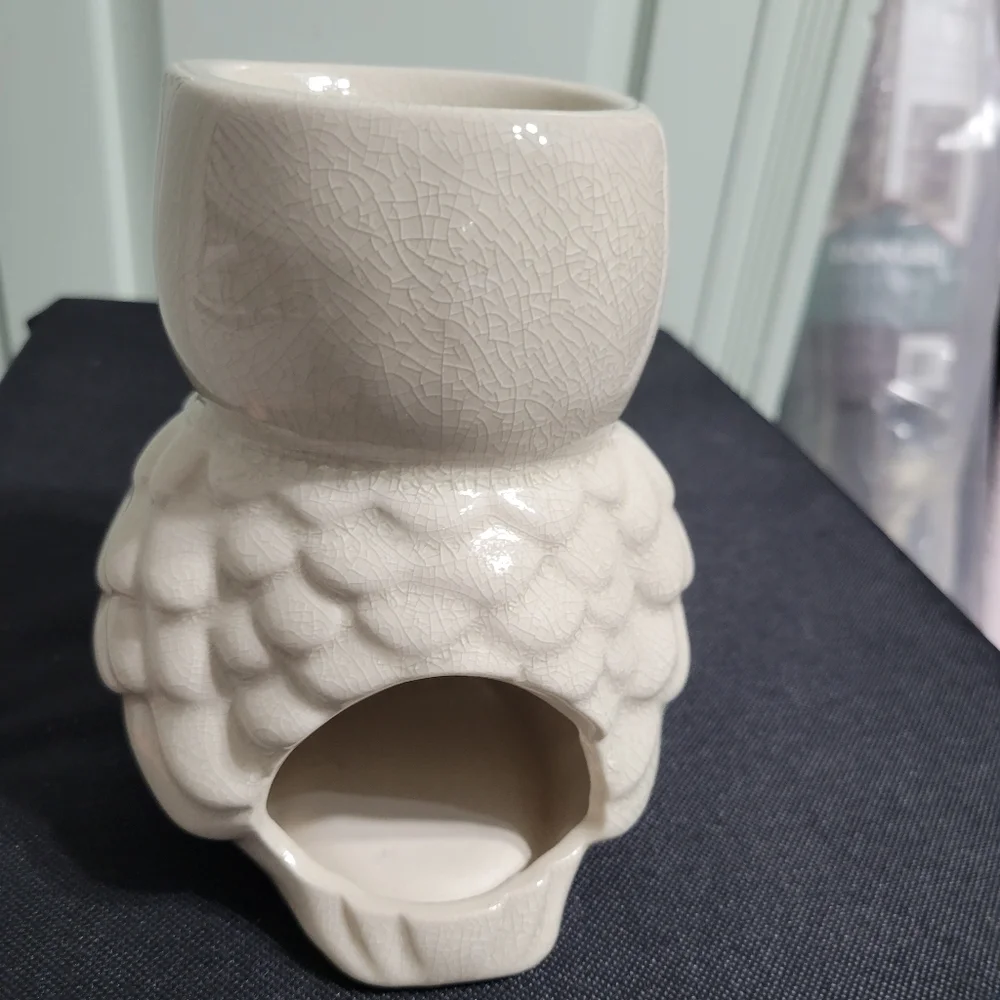 Pier One Owl Tealight Candle Tart Warmer